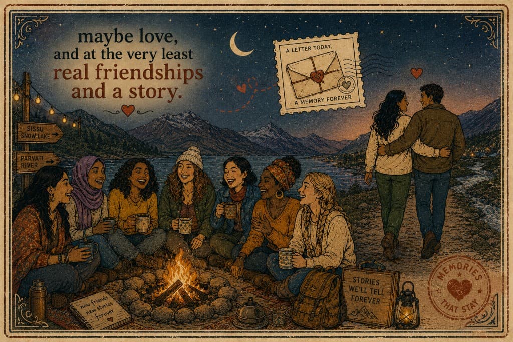 Manali · Kasol · Sissu — real friendships around the fire